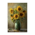 thumbnail image 1 of Stupell Industries Transitional Moody Sunflower Vase Canvas Art, 16 x 24, by Creative Studio, 1 of 8