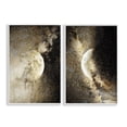 thumbnail image 1 of Stupell Industries Moons with Starry Nebulas Outer Space Painting White Framed Art Print Wall Art, 12 x 18, Set of 2, 1 of 8