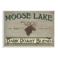 thumbnail image 1 of Stupell Industries Moose Lake Dark Roast Coffee Blend Sign Vintage Animal Modern Painting Unframed Art Print Wall Art, 10 x 15, Design by June Erica Vess, 1 of 6