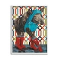 thumbnail image 1 of Stupell Industries Moose Rain Gear Boots Jacket Geometric Pattern Room, 24 x 30, Design by Kamdon Kreations, 1 of 5