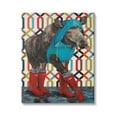 thumbnail image 1 of Stupell Industries Moose Rain Gear Boots Jacket Geometric Pattern Room, 30 x 40, Design by Kamdon Kreations, 1 of 6