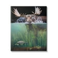 thumbnail image 1 of Stupell Industries Moose Underwater View Animals & Insects Painting Gallery Wrapped Canvas Art Print Wall Art, 36 x 48, 1 of 8
