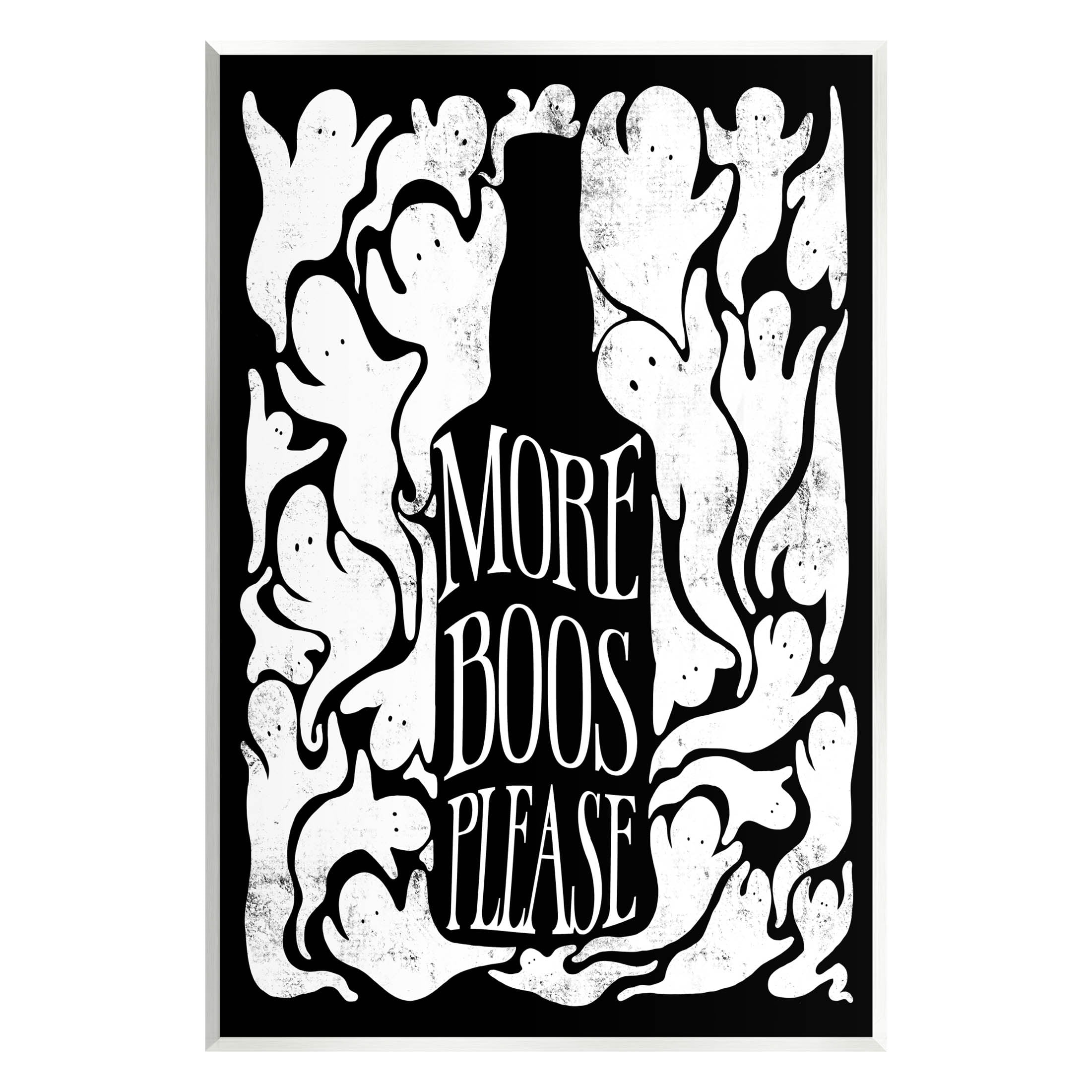 Stupell Industries More Boos Please Funny Liquor Graphic Art Unframed Art Print Wall Art, Design by Lil' Rue