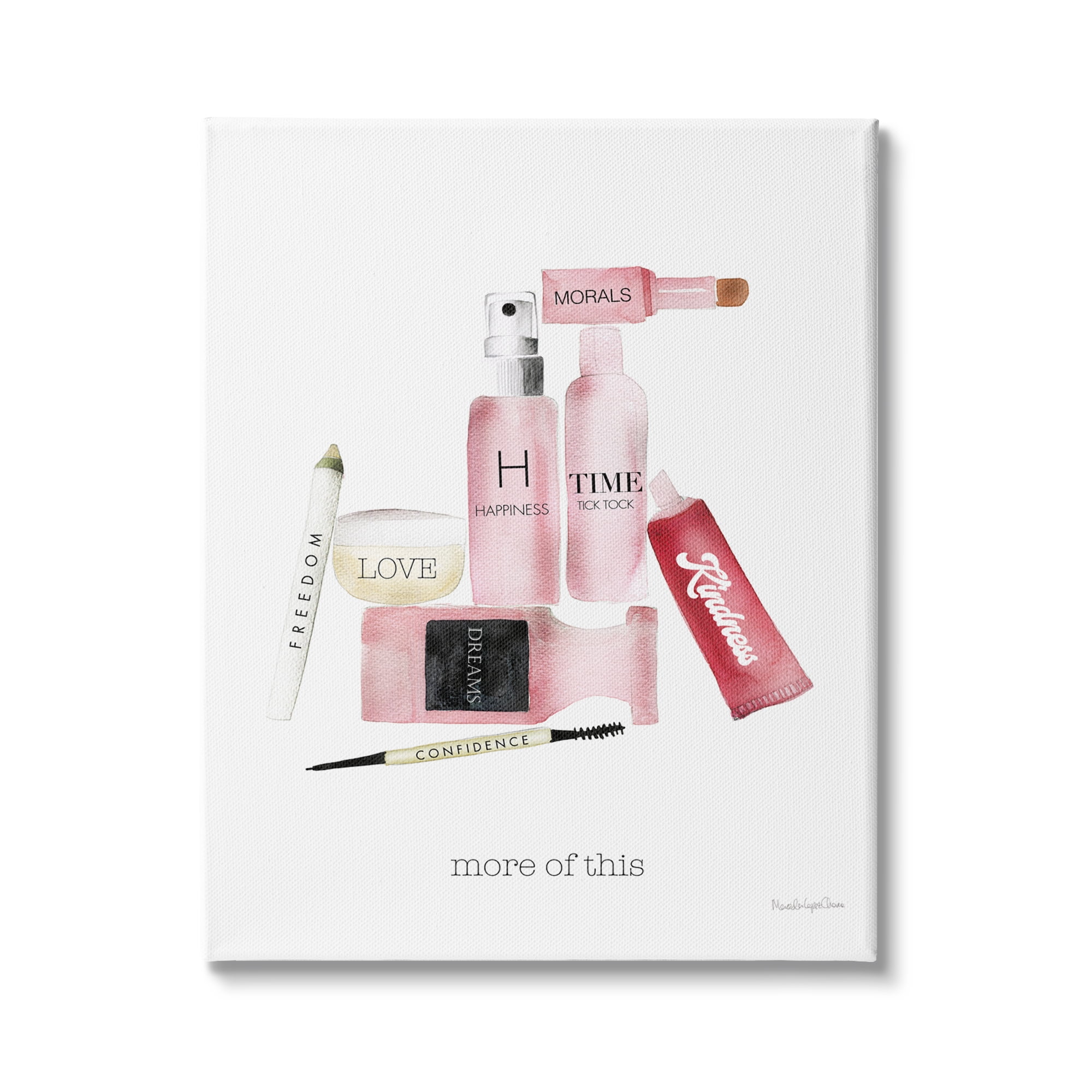 Stupell Industries More Of This Quote Motivational Phrases Fashion Cosmetics, 36 x 48, Design by Mercedes Lopez Charro