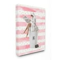 thumbnail image 1 of Stupell Industries Morning Coffee Fashionista Polka Dot Stripes Design by Ziwei Li, 16" x 20", 1 of 6