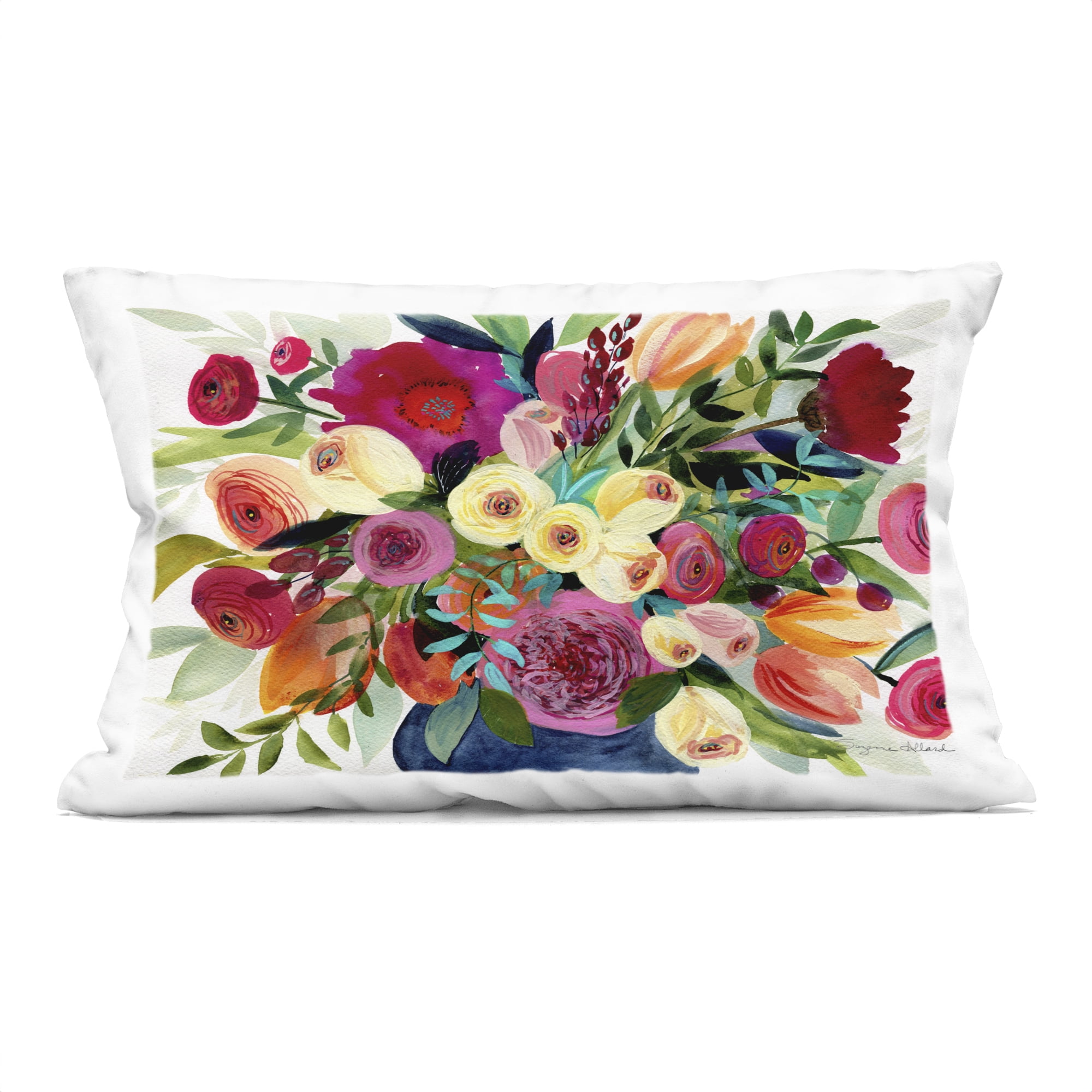 Stupell Industries Morning Joy Bouquet Decorative Printed Throw Pillow, design by Suzanne Allard