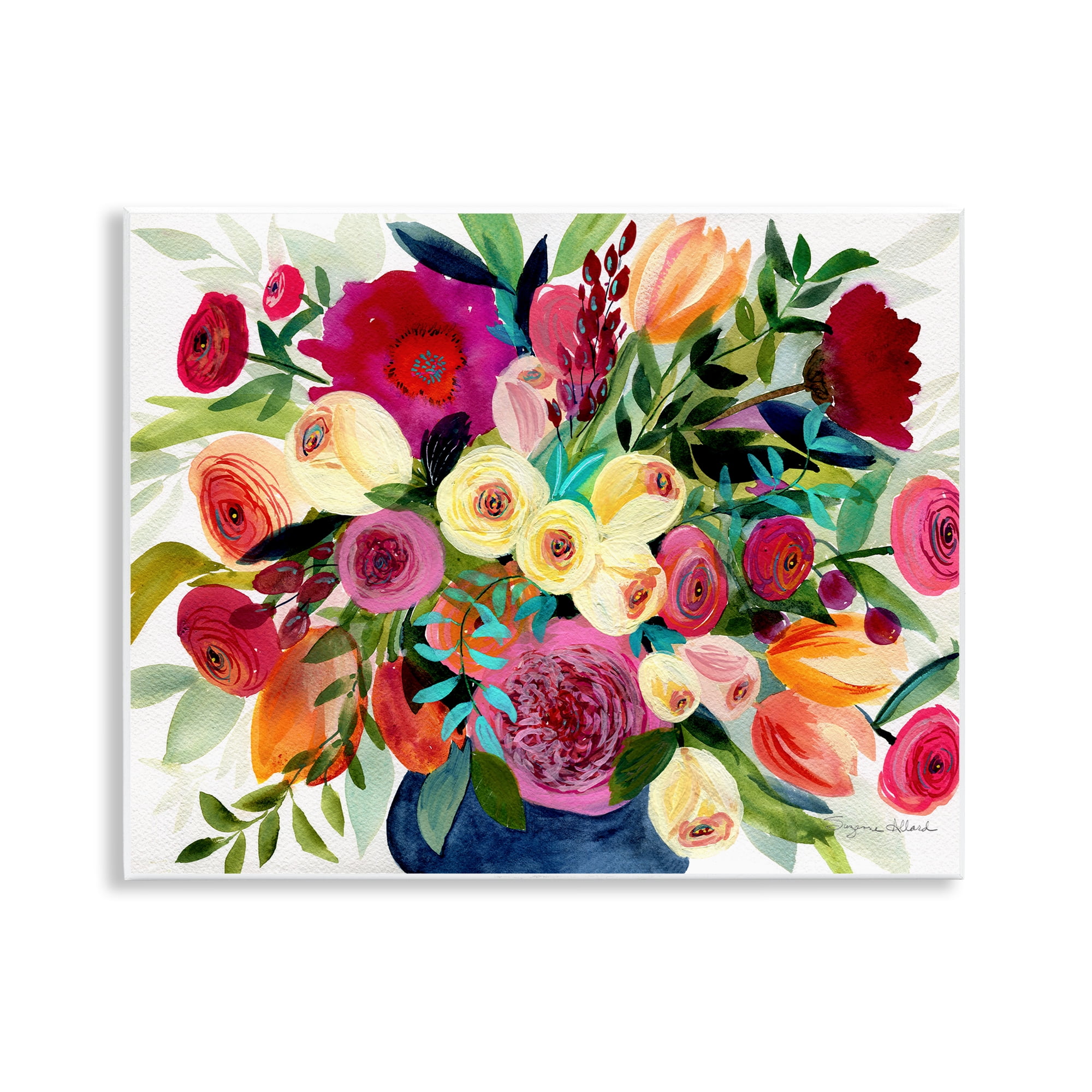 Stupell Industries Morning Joy Bouquet Wall Plaque Art, design by Suzanne Allard