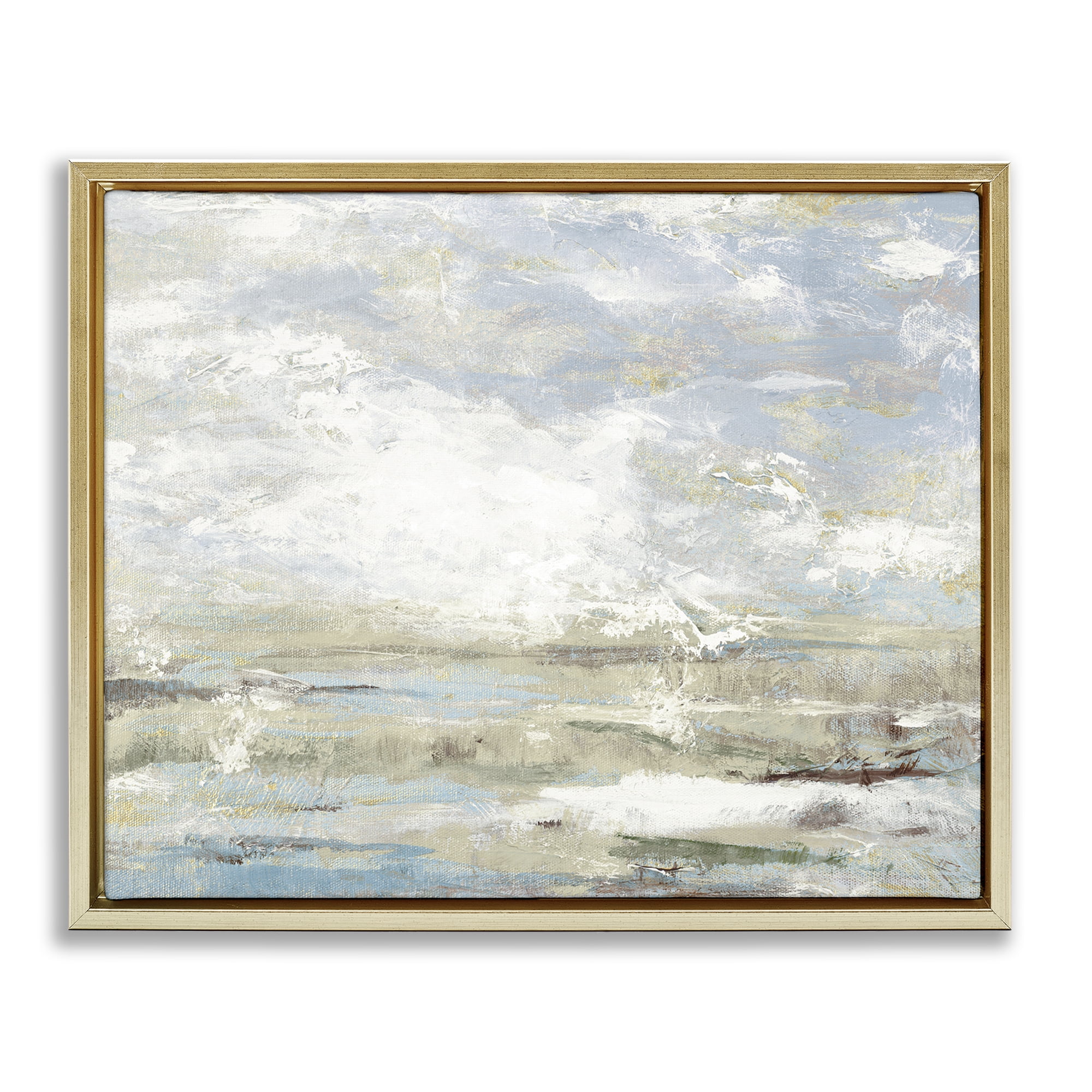 Stupell Industries Morning Mood Impression Gold Framed Floater Canvas Wall Art, design by Lanie Loreth