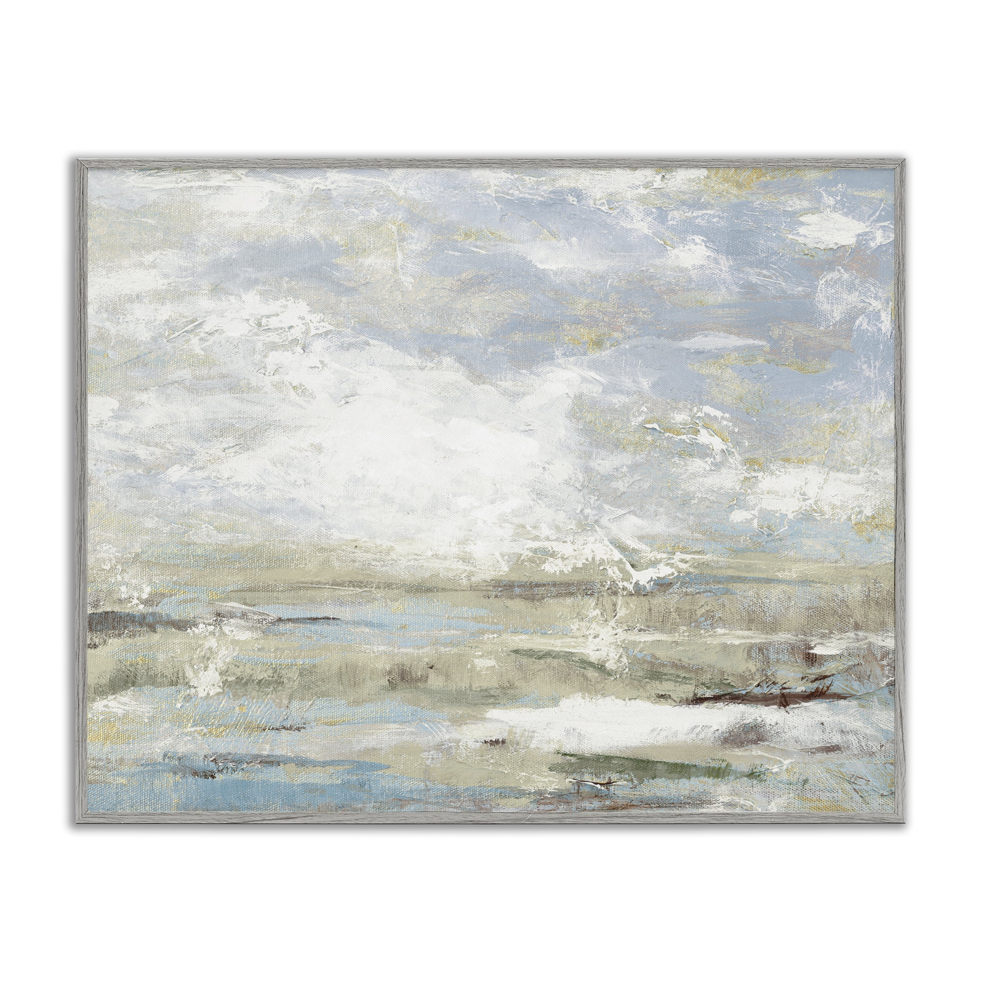Stupell Industries Morning Mood Impression Gray Framed Giclee Art, design by Lanie Loreth