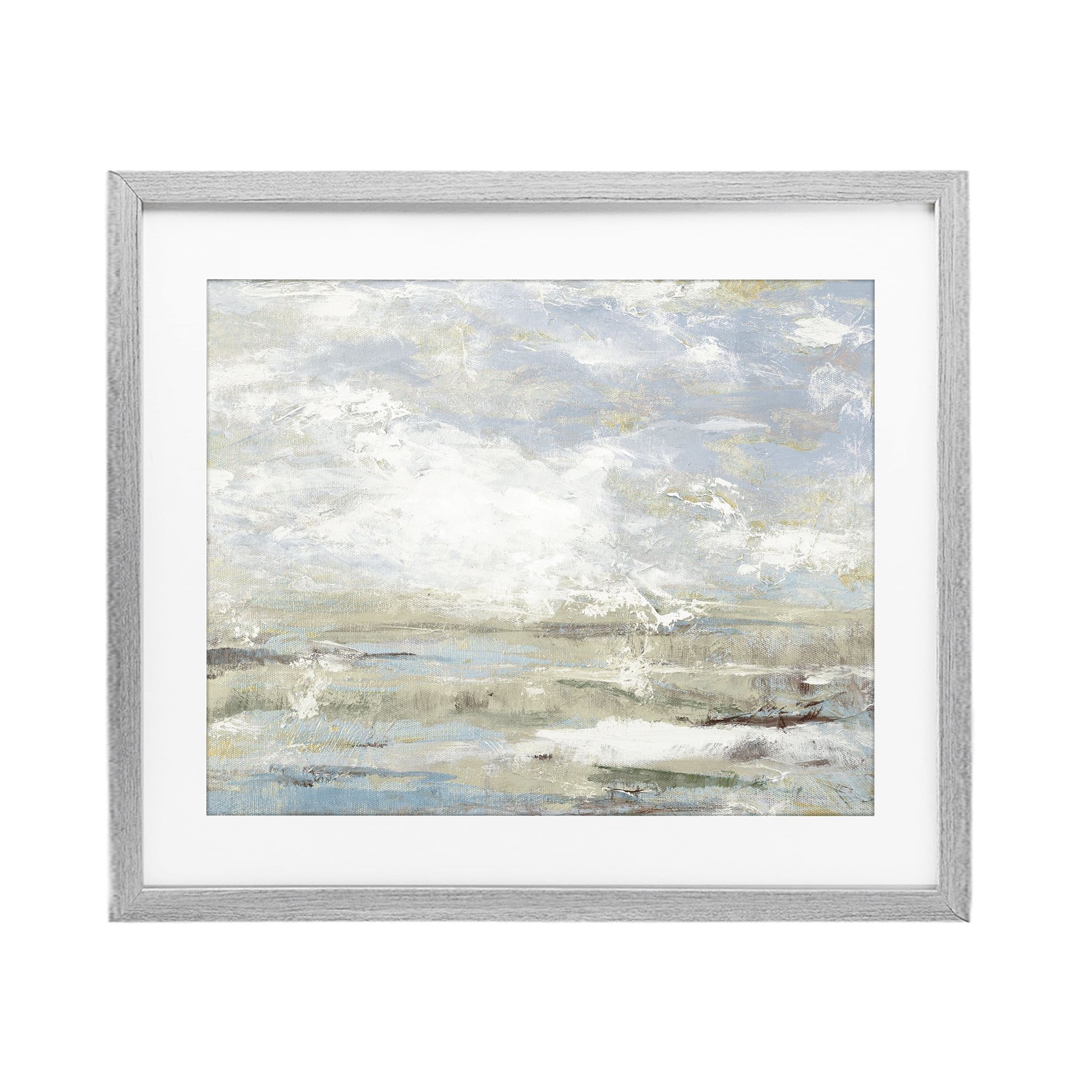 Stupell Industries Morning Mood Impression Gray Framed Print Under Glass, design by Lanie Loreth