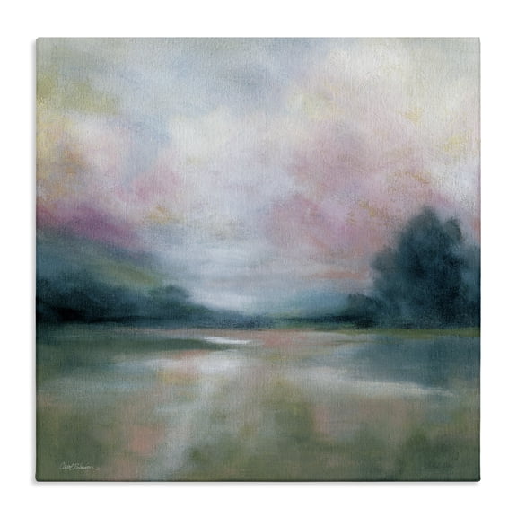 Stupell Industries Morning On The River Canvas Wall Art design by Carol Robinson, 17 x 17