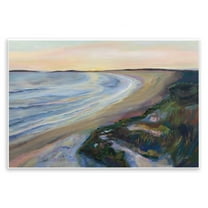 Stupell Industries Morning Stroll Shore Wall Plaque Art design by Jeanette Vertentes, 10 x 15