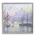 thumbnail image 1 of Stupell Industries Morning Sunrise Ship Port Seagulls Nautical Pointillism Painting, 17 x 17, Design by Steve Hunziker, 1 of 5