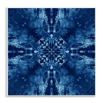 Stupell Industries Mosaic Tie Dye Motif Abstract Painting Unframed Art Print Wall Art, 12 x 12