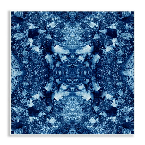 Stupell Industries Mosaic Tie Dye Pattern Abstract Painting Unframed Art Print Wall Art, 12 x 12