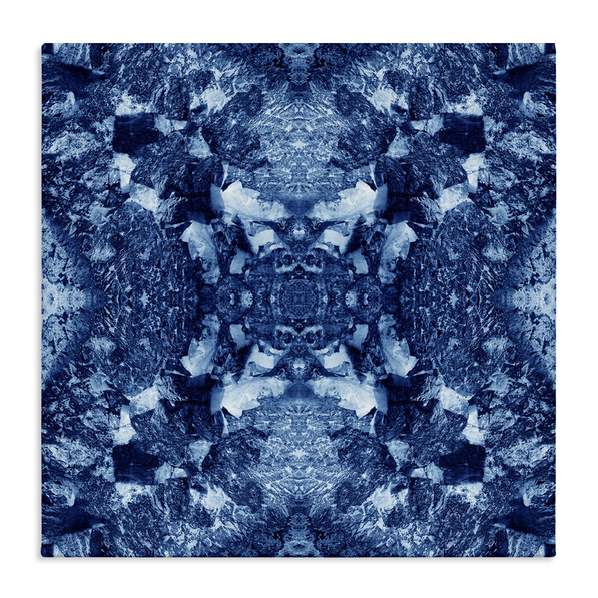 Stupell Industries Mosaic Tie Dye Pattern Abstract Painting Wrapped Canvas Art Print Wall Art, 30 x 30