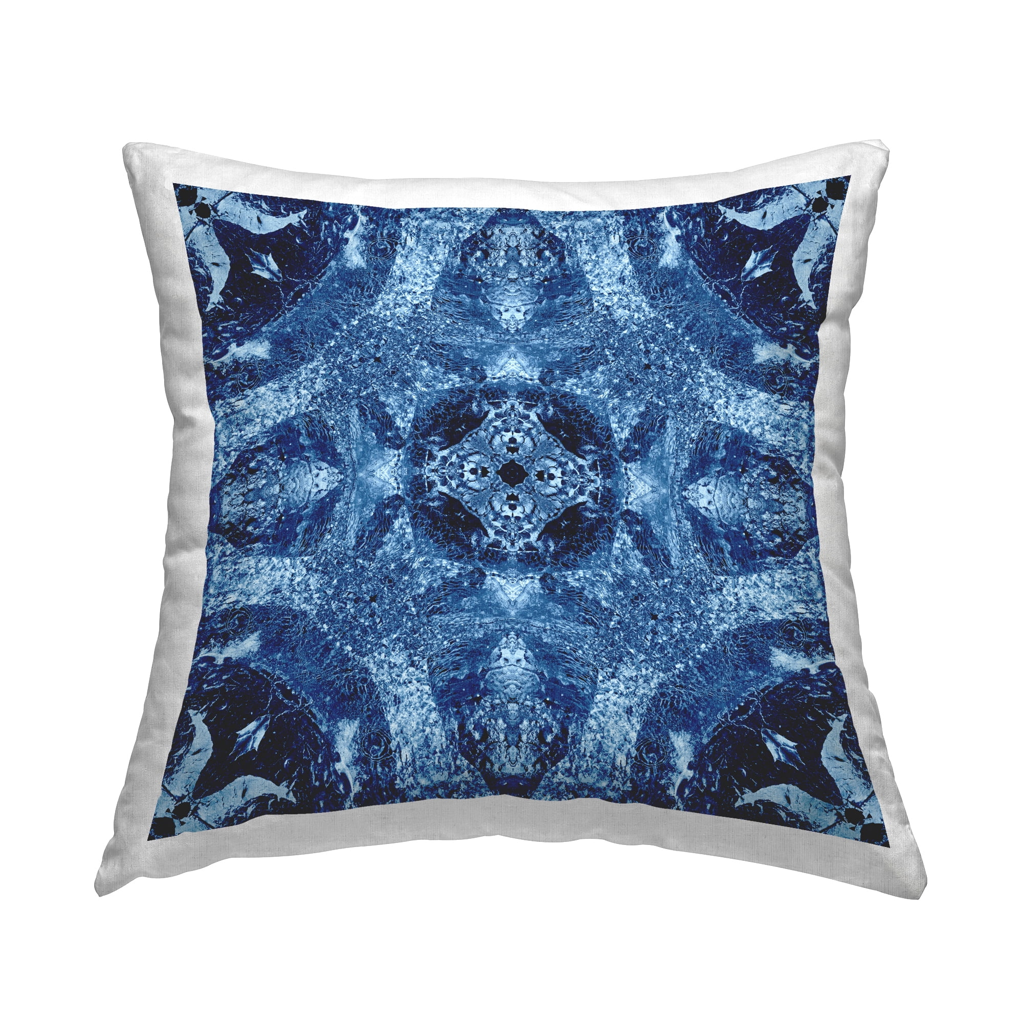 Stupell Industries Mosaic Tile Pattern Decorative Printed Throw Pillow Design by El Perkin.