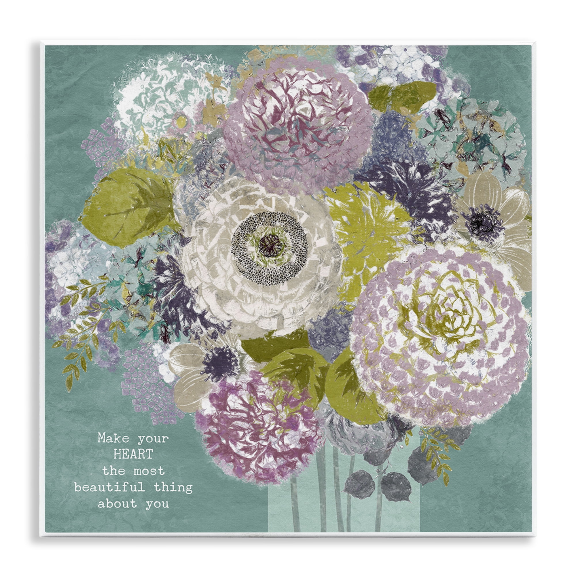 Stupell Industries Most Beautiful Thing Florals Wall Plaque Art, design by Suzanne Nicoll