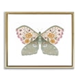 thumbnail image 1 of Stupell Industries Bohemian Moth with Floral Wings Gold Floating Frame Canvas Art, 31 x 25, by Leah Straatsma, 1 of 8