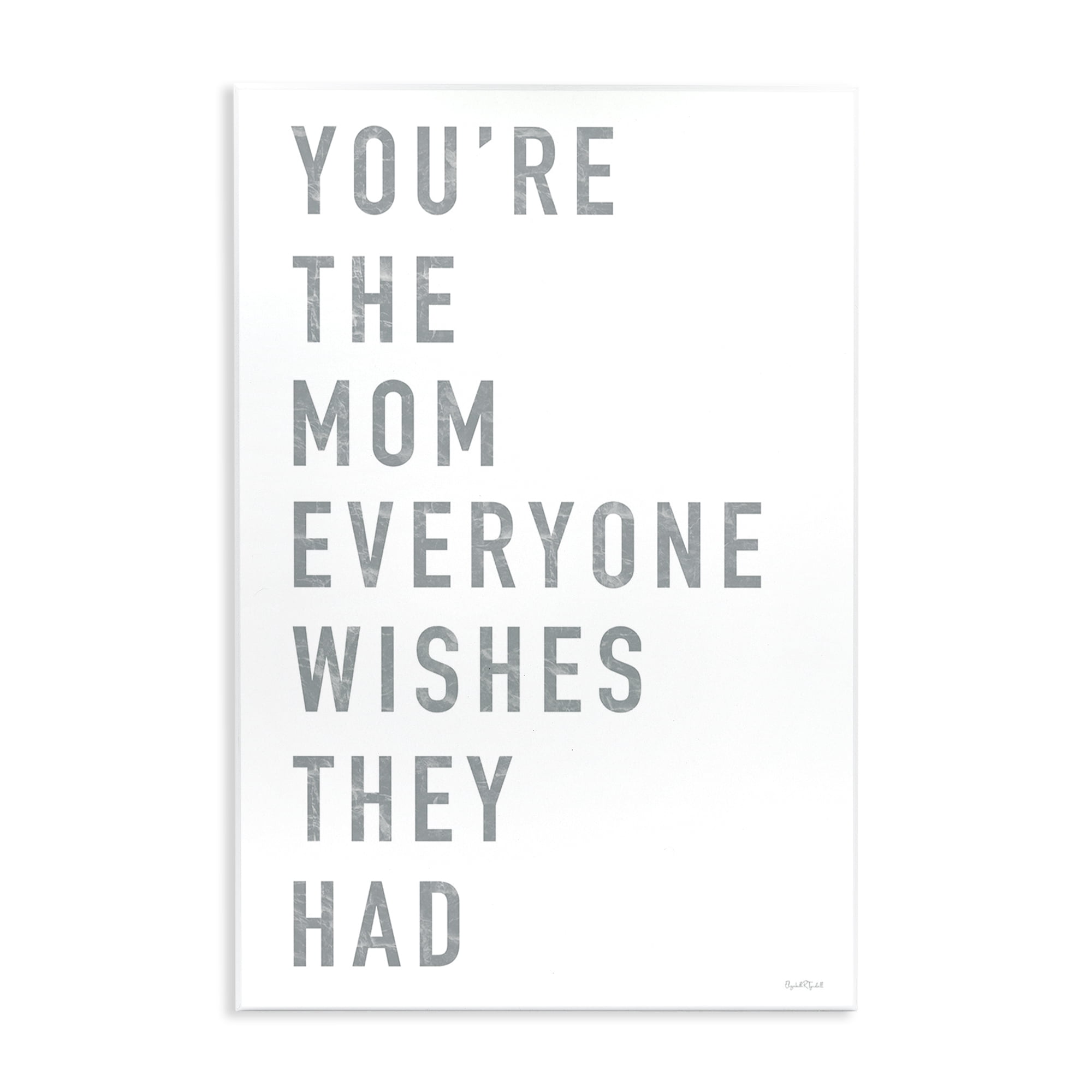 Stupell Industries Mother Appreciation Quote Wall Plaque Art, design by Elizabeth Tyndall