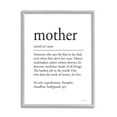 thumbnail image 1 of Stupell Industries Mother Definition Funny Motivational Phrase Superhuman Synonym, 24 x 30, Design by Kim Allen, 1 of 5