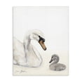 thumbnail image 1 of Stupell Industries Transitional Mother Swan & Cygnet Canvas Art, 30 x 40, by Sara Baker, 1 of 8