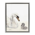 thumbnail image 1 of Stupell Industries Transitional Mother Swan & Cygnet Gray Floating Frame Canvas Art, 25 x 31, by Sara Baker, 1 of 8