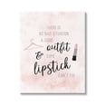 thumbnail image 1 of Stupell Industries Motivating Style Quote Glam Fashion Makeup Typography Graphic Art Gallery Wrapped Canvas Print Wall Art, Design by Natalie Carpentieri, 1 of 7