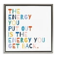 thumbnail image 1 of Stupell Industries Motivational Rainbow Phrase Inspirational Painting Gray Floater Framed Canvas Art Print Wall Art, 18 x 18, 1 of 9