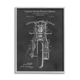 thumbnail image 1 of Stupell Industries Motor Vehicle Motorcycle Patent Text Blueprint Diagram Framed Wall Art, 11 x 14, Design by Karl Hronek, 1 of 5