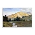 thumbnail image 1 of Stupell Industries Transitional Mountain Divide Valley White Framed Giclee Art, 18 x 12, by Alonza Saunders, 1 of 8