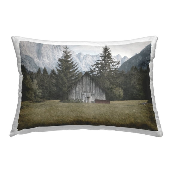 Stupell Industries Mountain Forest Cabin Decorative Printed Throw Pillow Design by Susan Ball