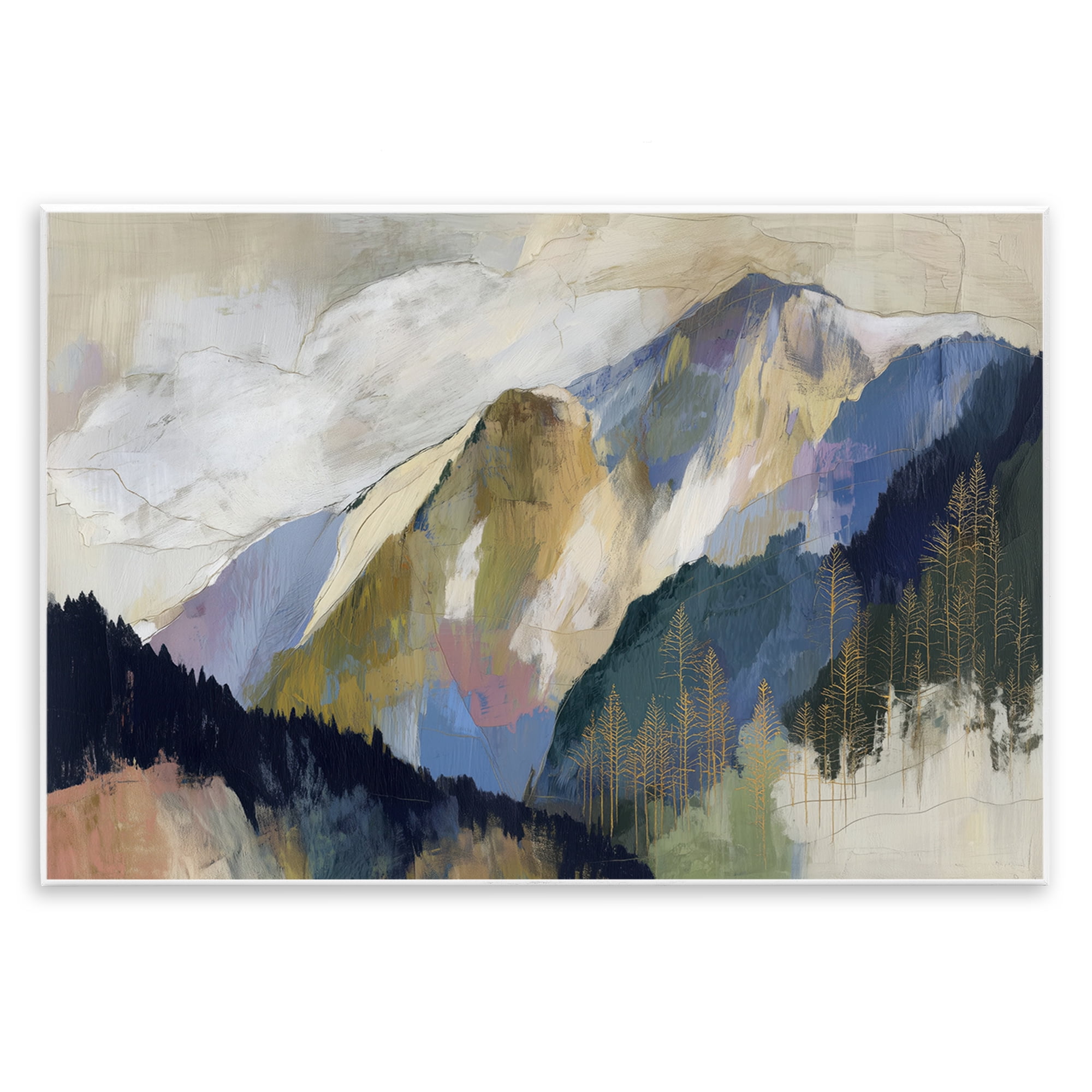 Stupell Industries Mountain Forest Landscape Wall Plaque Art, design by Chromatic Storm Studio