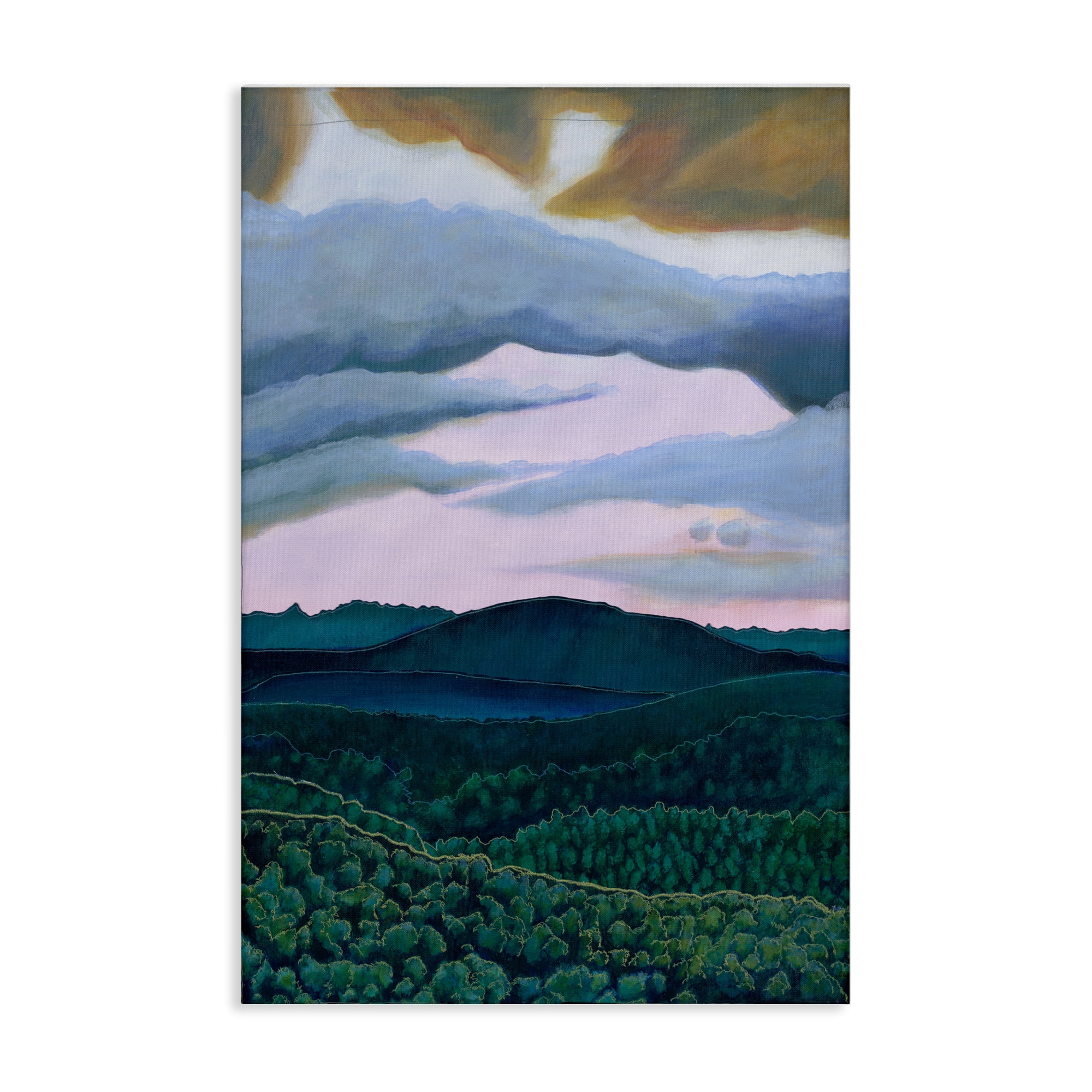 Stupell Industries Mountain Forests From Above Landscape & Nature