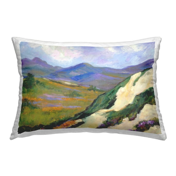Stupell Industries Mountain Hills Landscape Decorative Printed Throw Pillow, 14 x 20