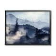 thumbnail image 1 of Stupell Industries Mountain Landscape Watercolor Nature Painting Black Framed Art Print Wall Art, 20 x 16, 1 of 9