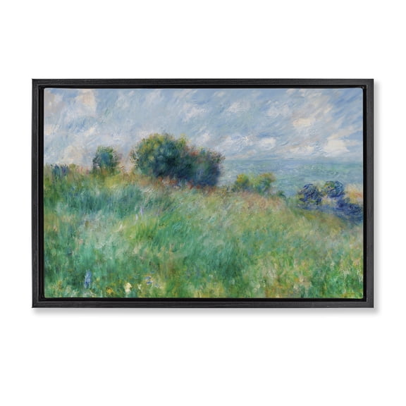 Stupell Industries Mountain Majesty Expression Black Framed Floater Canvas Wall Art design by Seven Trees Design, 17 x 25