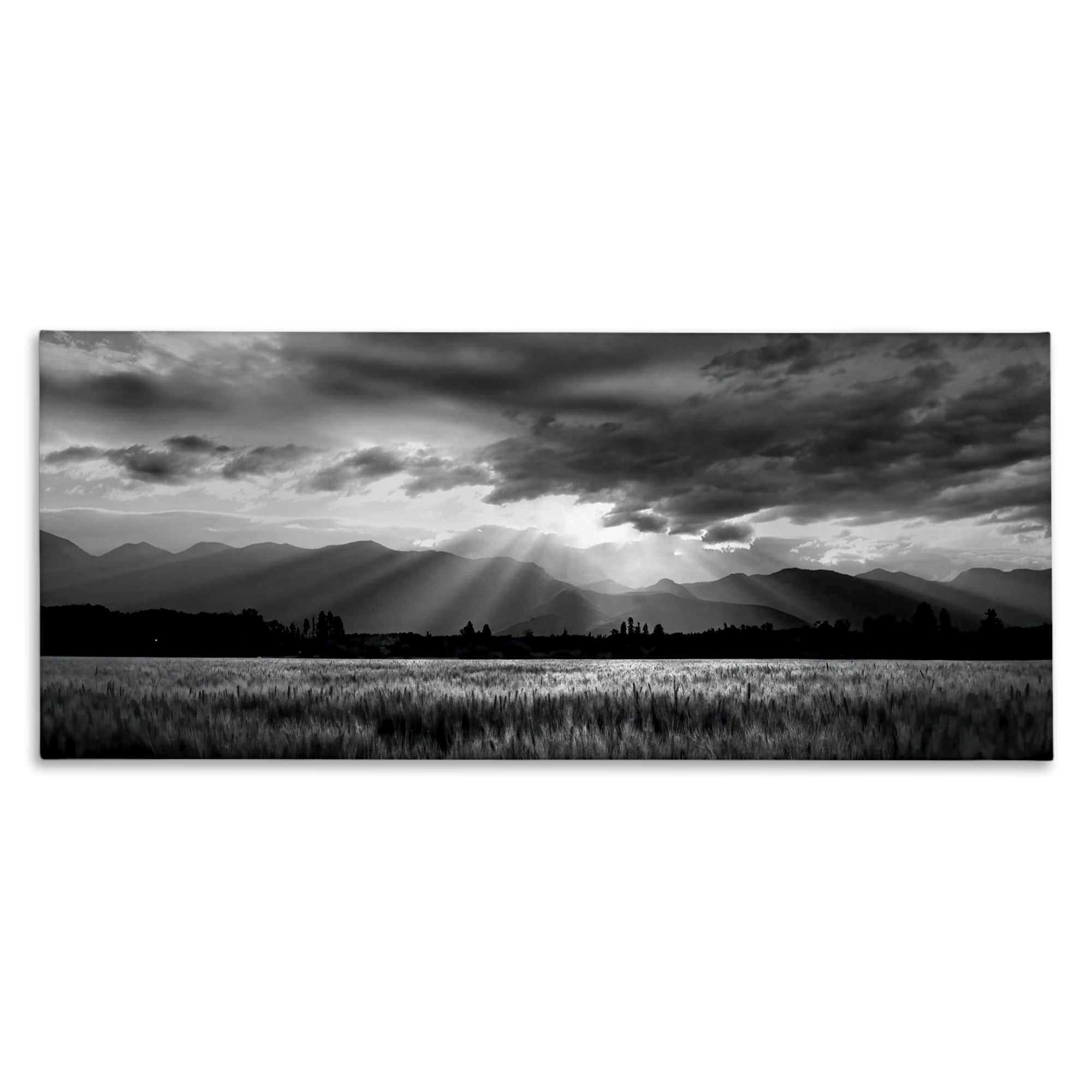 Stupell Industries Mountain Morning Sunbeams Canvas Wall Art, design by Steve Toole
