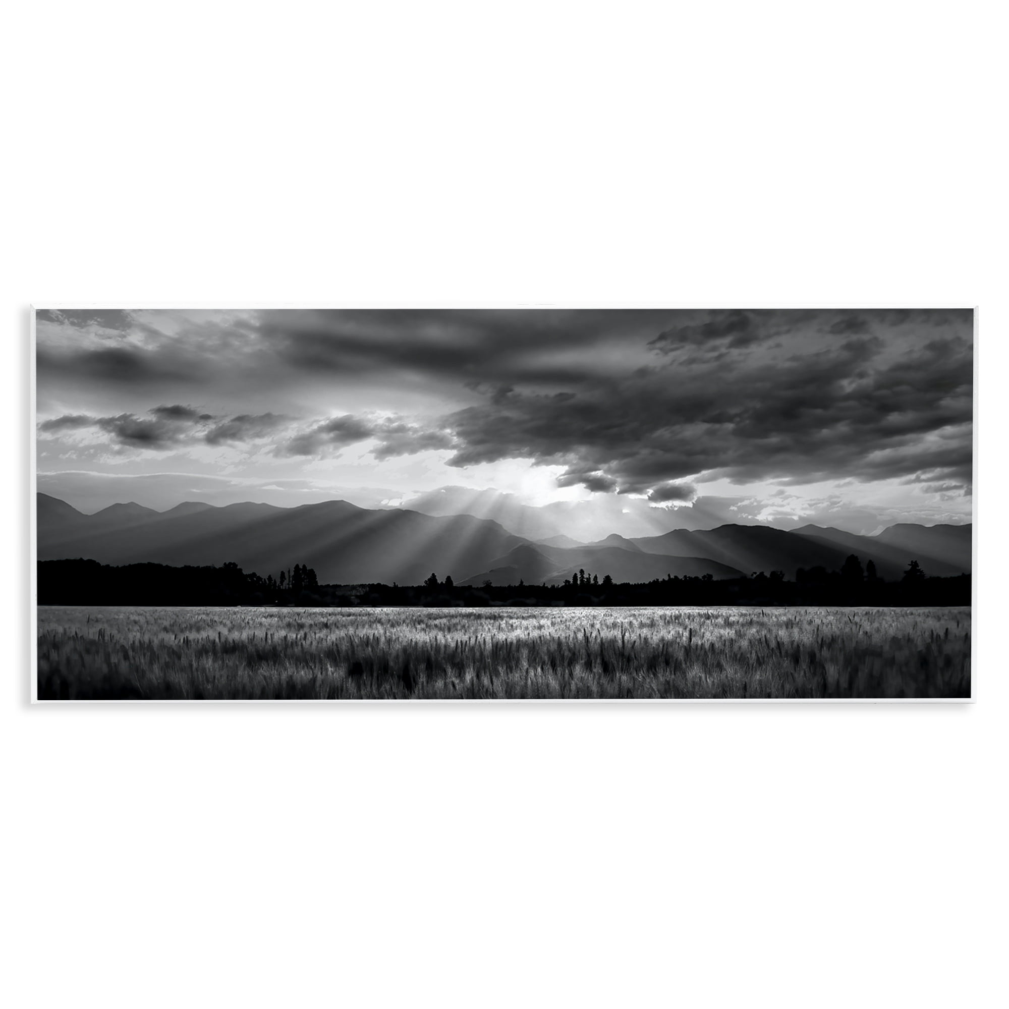 Stupell Industries Mountain Morning Sunbeams Wall Plaque Art, design by Steve Toole