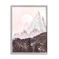 thumbnail image 1 of Stupell Industries Mountain Peak Tree Forest Landscape Monochromatic Sun Landscape Photography Gray Framed Art Print Wall Art, 24 x 30, 1 of 1