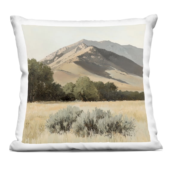 Stupell Industries Mountain Ridgeline Landscape Decorative Printed Throw Pillow, design by Petal Prints Design