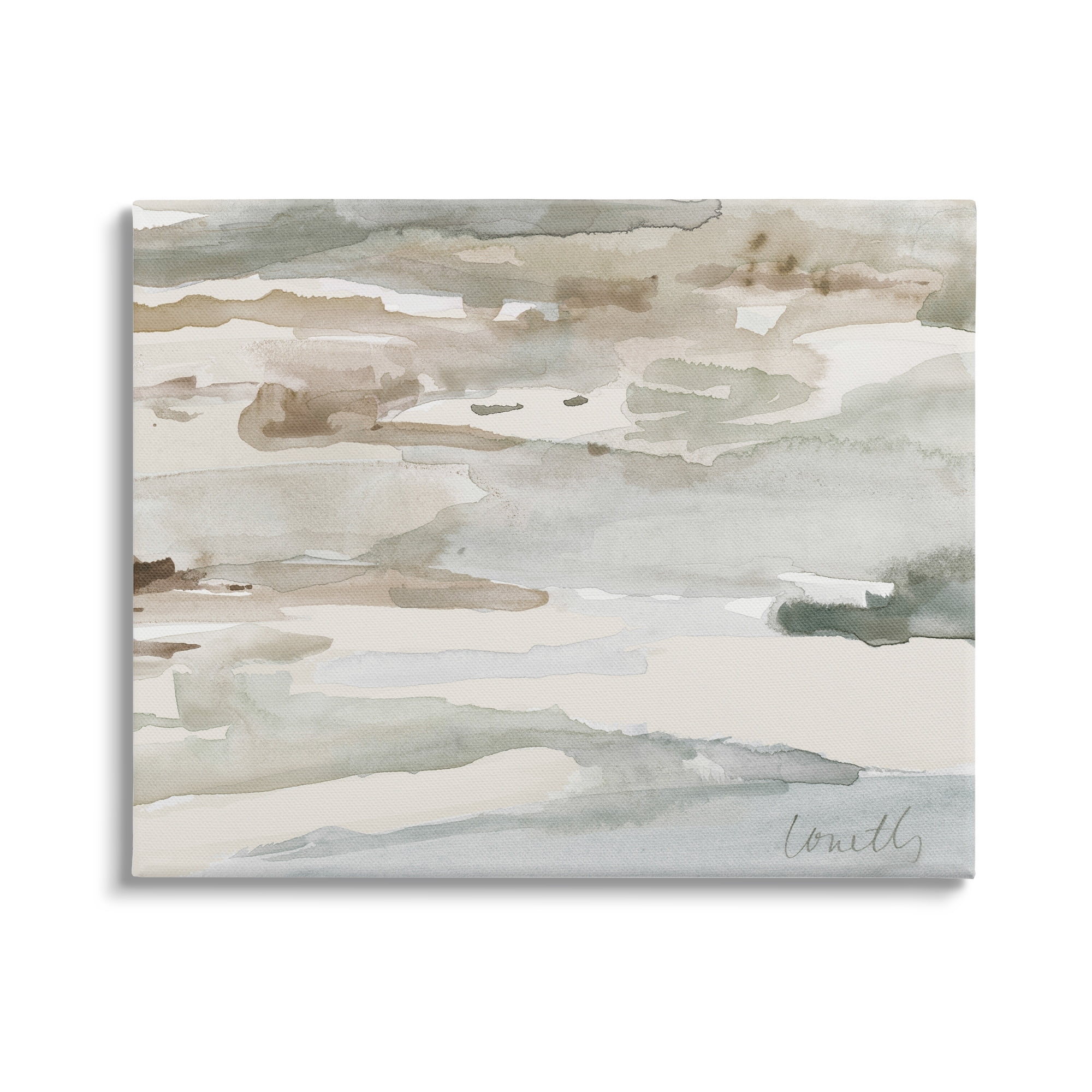 Stupell Industries Mountain River Dry Creek Valley Watercolor,20 x 16, Design by Lanie Loreth