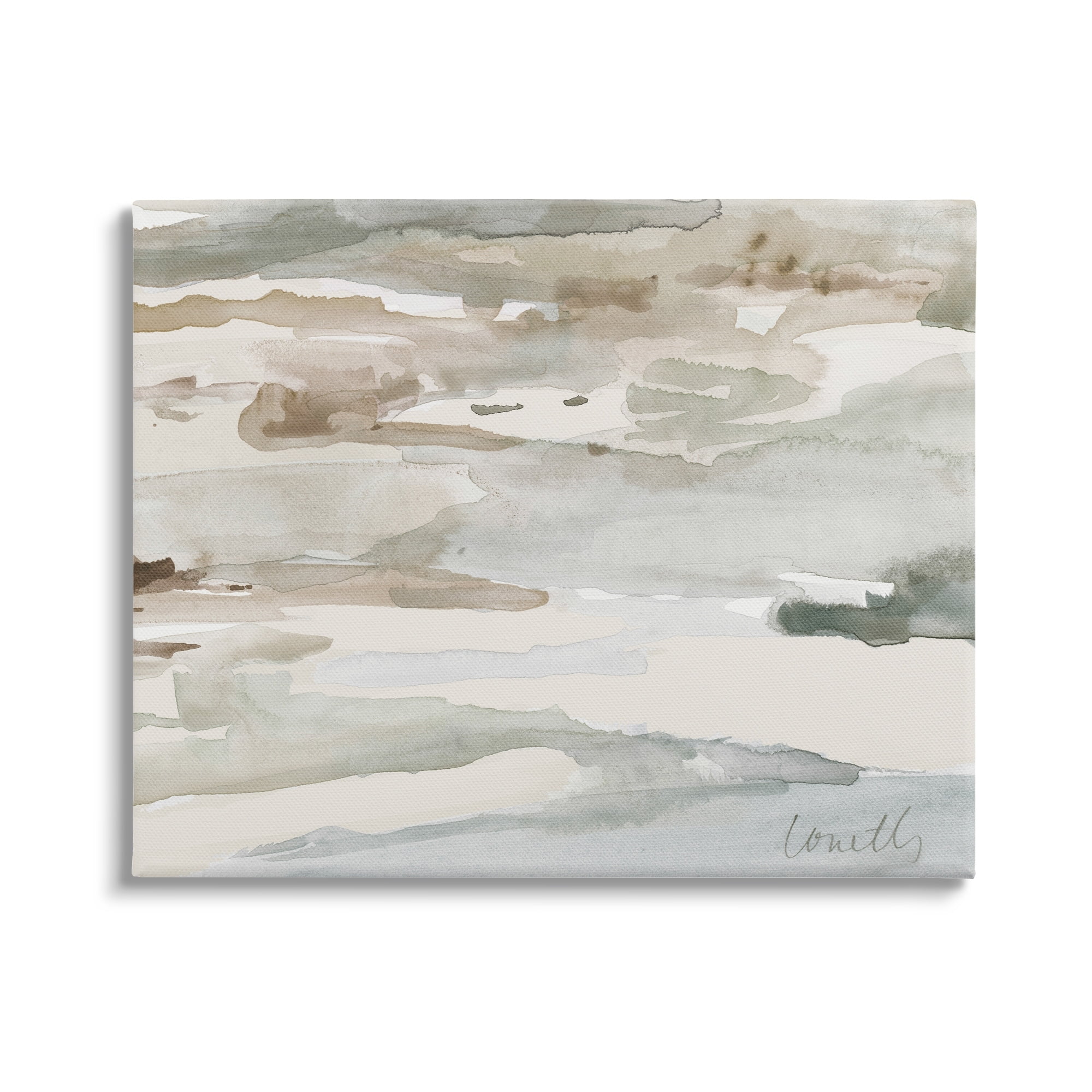 Stupell Industries Mountain River Dry Creek Valley Watercolor,30 x 24, Design by Lanie Loreth