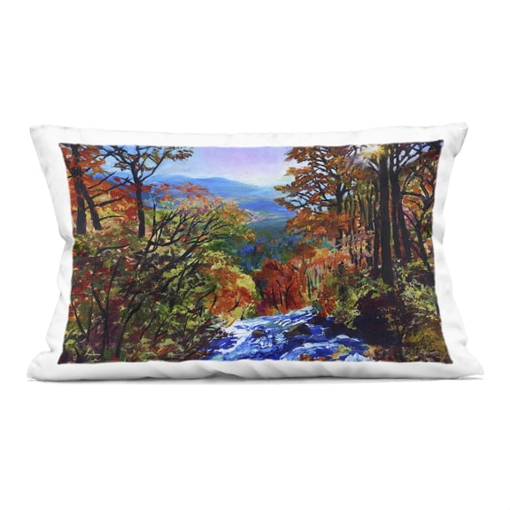 Stupell Industries Mountain Top Mosaic Decorative Printed Throw Pillow, design by Lee Ann Zirbes