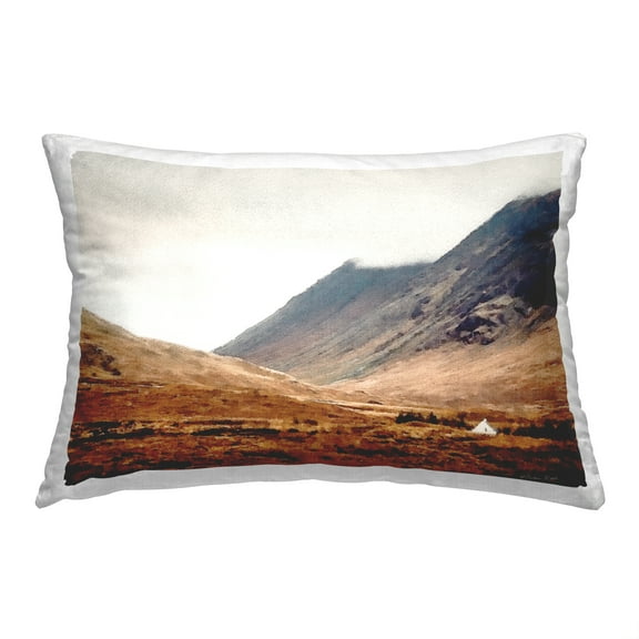 Stupell Industries Mountain Valley Cabin Decorative Printed Throw Pillow, 14 x 20