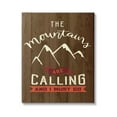 thumbnail image 1 of Stupell Industries Mountains Are Calling Must Go Timber Patterned Background,36 x 48, Design by Louise Allen Designs, 1 of 7