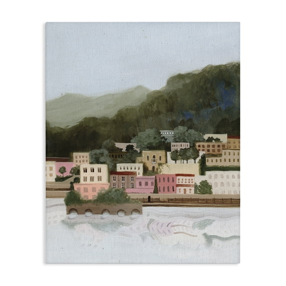 Stupell Industries Traditional Mountains By The Sea Canvas Art, 16 x 20, by Grace Popp