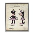 thumbnail image 1 of Stupell Industries Traditional Mouse Character Figure Diagram Gray Floating Frame Canvas Art, 25 x 31, by Karl Hronek, 1 of 7