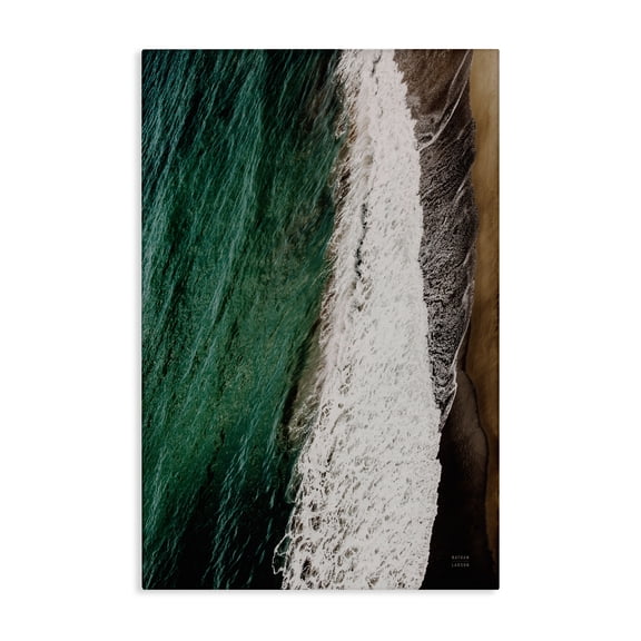 Stupell Industries Move Gently Coastline Canvas Wall Art design by Nathan Larson, 30 x 20