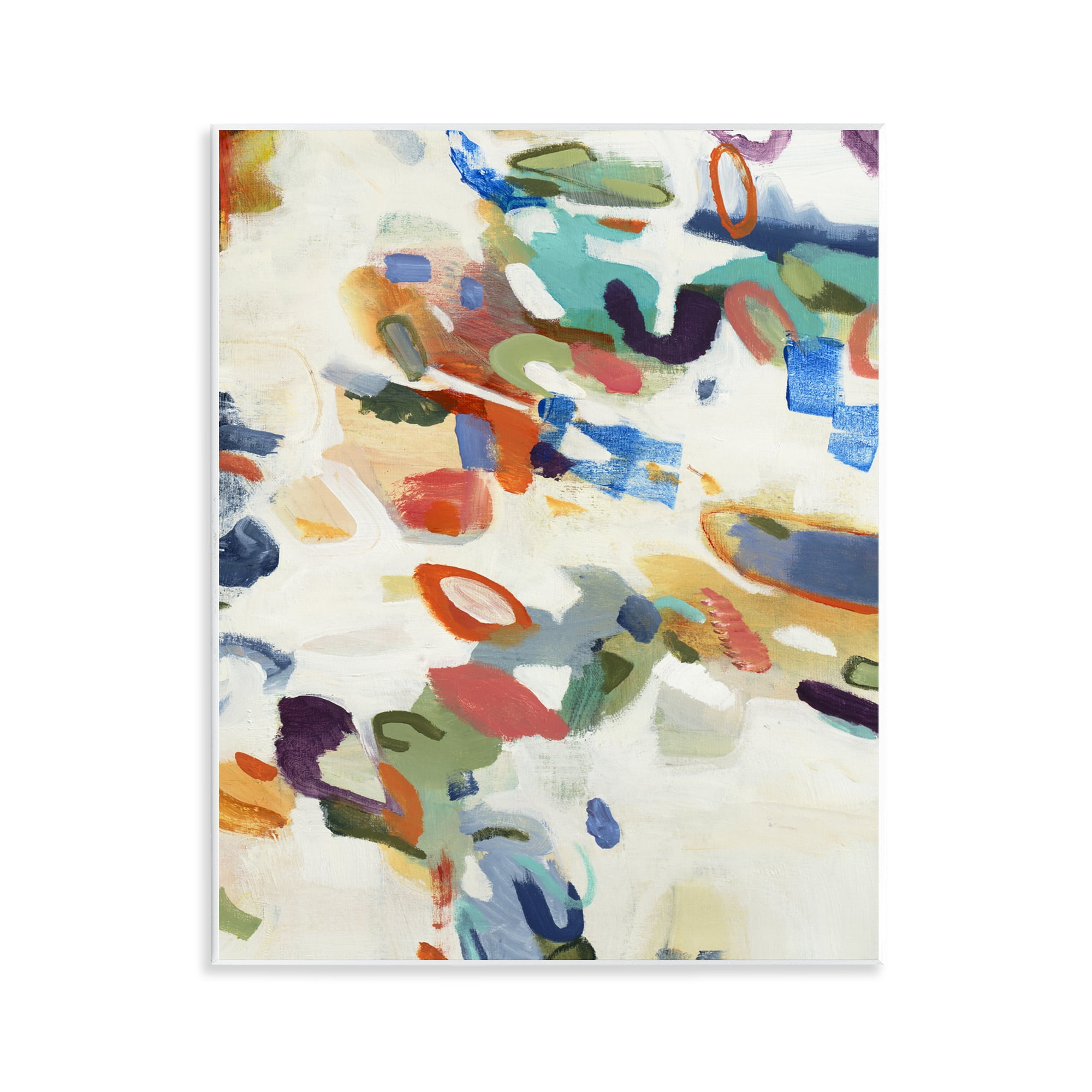 Stupell Industries Multihued Expressive Abstract Wall Plaque Art, design by Lisa Ridgers